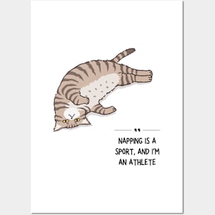 Funny Sayings From A Cat Posters and Art